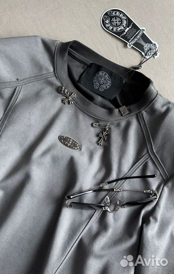 Chrome hearts футболка бомбовая (Хит 2024 )