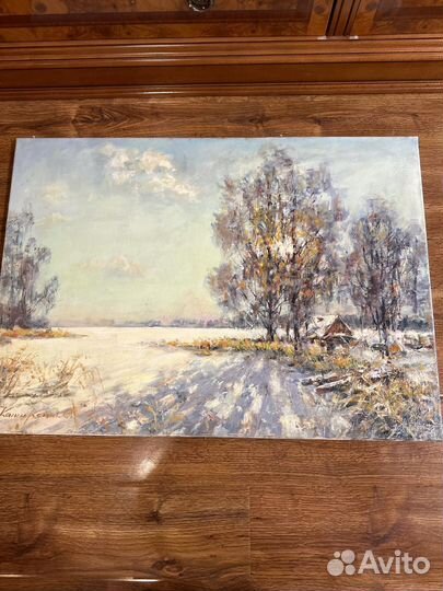 Картина маслом на холсте пейзаж