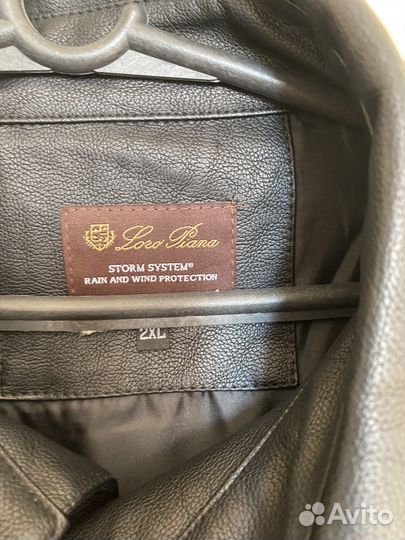 Кожаная куртка loro piana