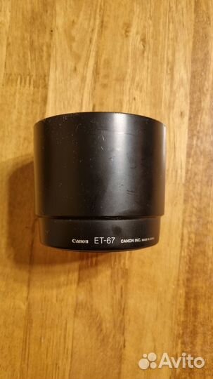 Бленда для объектива canon 100/2.8