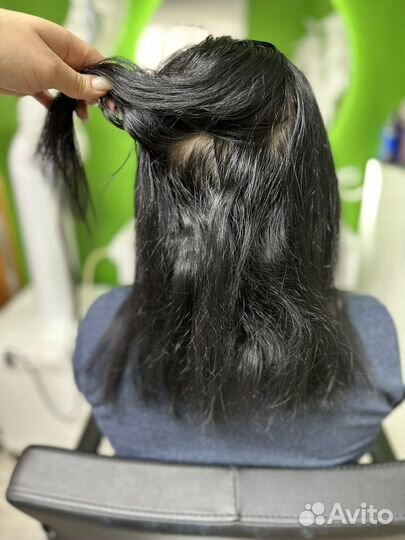Кератиновое выпрямление волос