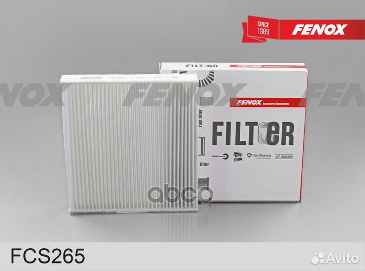 Фильтр салона FCS265 fenox
