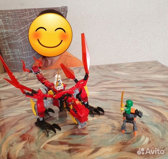 Lego Ninjago дракон б/у