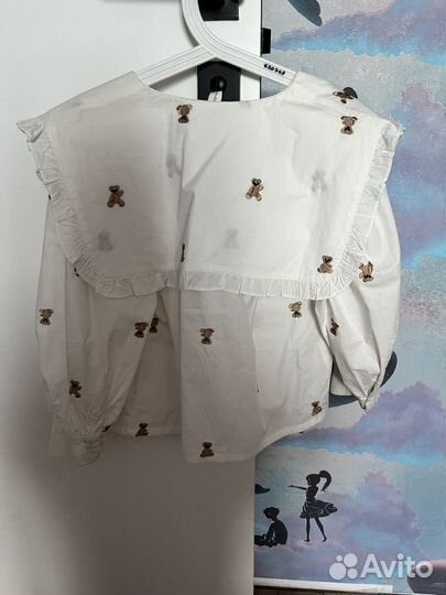 Рубашка для девочки 128 134