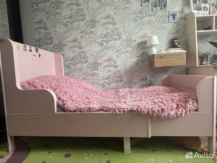 Детская кровать IKEA с матрасом