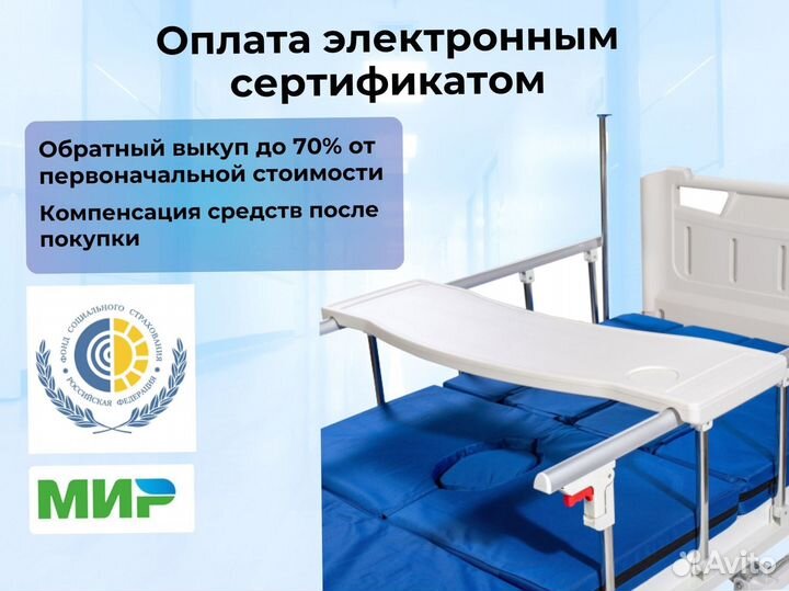 Медицинская кровать для инвалидов