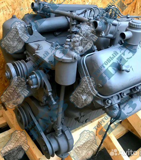 Двигатель ямз 238 М2 гм2 самосвал V8 (10/42)