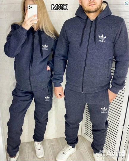 Спортивный костюм с мехом Adidas