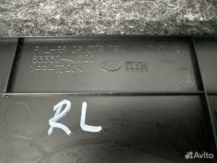 Обшивка двери задняя левая Hyundai Solaris Hb 1.6