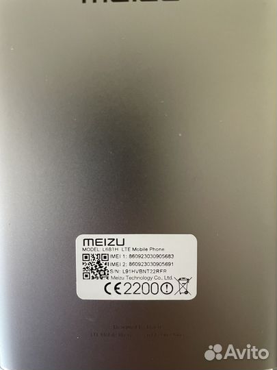 Телефон Meizu m3 note 16gb