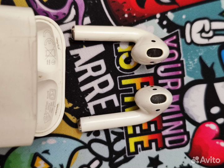 Airpods 2 с беспроводным кейсом оригинал