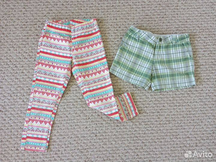 Брюки шорты Zara для девочки 104 110