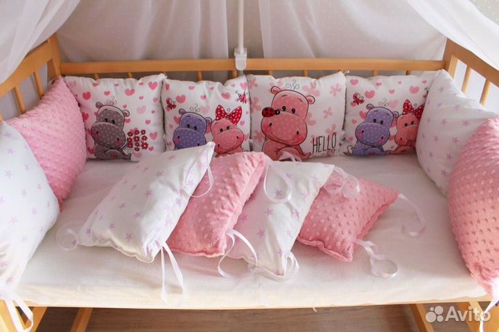 Комплект бортиков в кроватку