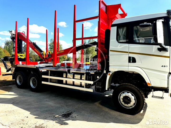 Лесовоз (сортиментовоз) Shacman X3000 с КМУ Велмаш-С, 2024