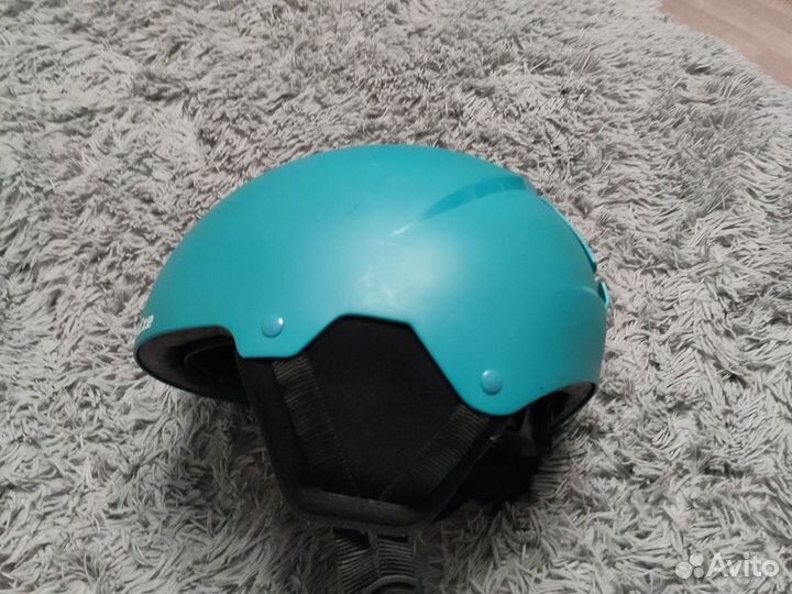 Шлем горнолыжный детский бирюзовый Wedze (48-52)