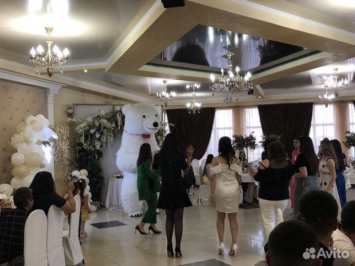 Ростовые куклы Анимация Белый мишка