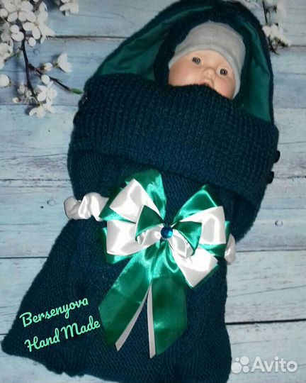 Конверт на выписку ручной работы