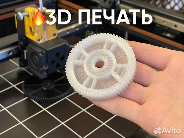 3d печать на 3д принтере, серийное производство