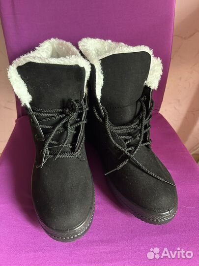 Ботинки утепленные женские 40-41 размер