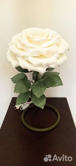 Ночник настольный роза