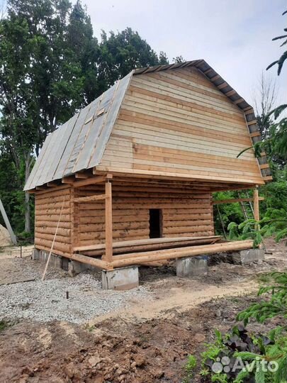 Сруб баня-дом с доставкой и установкой
