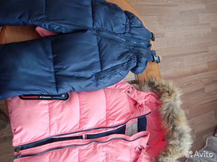 Зимний комбинезон на девочку рост 116