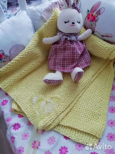 Плед в детскую кроватку или коляску