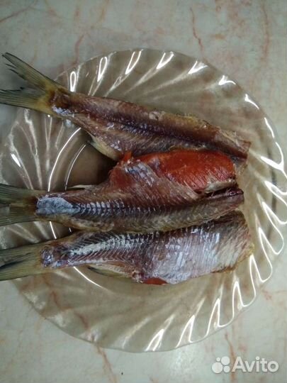 Астраханская вобла, вяленая рыба