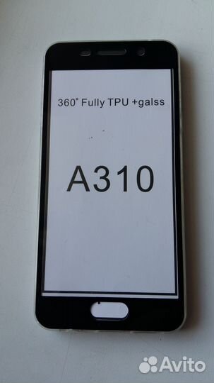Накладка 360 (Full) к samsung A3 (2016) A310 black