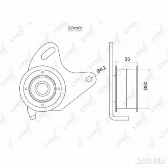 Lynxauto PB1030 Ролик
