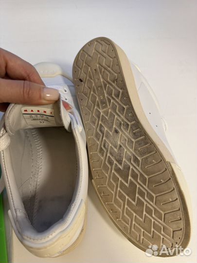 Кеды белые женские 37 marni слегка б/у