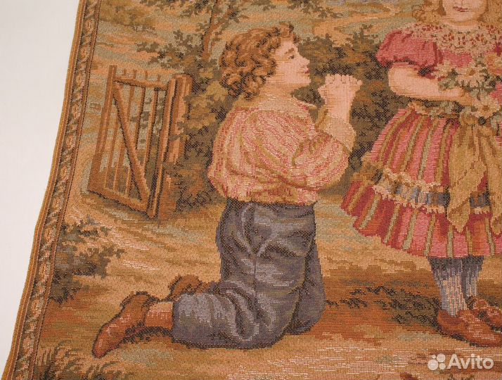 Винтажный Гобелен, Картина. Франция. Романтизм