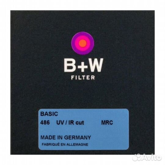 B+W basic 486 UV/IR cut 82mm Блокирующий уф/ик cве