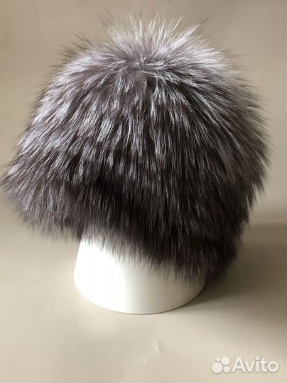 Шапка зимняя из чернобурки, р 54-56
