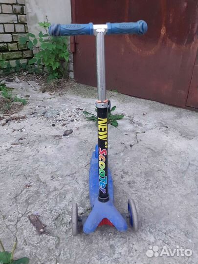 Самокат детский трехколесный бу