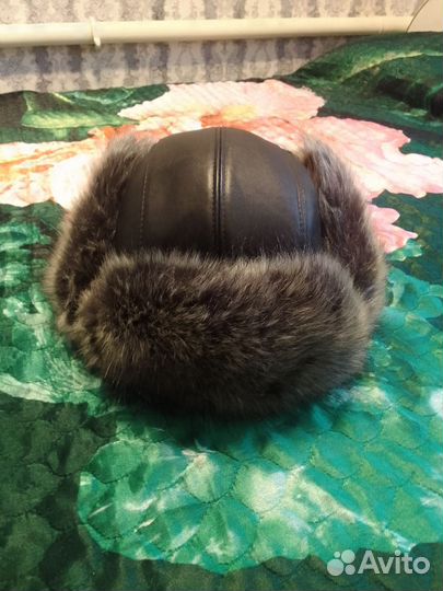 Мужская зимняя шапка ушанка меховая