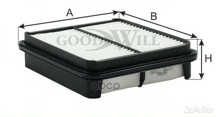 Фильтр воздушный suzuki grand vitara -05 AG592