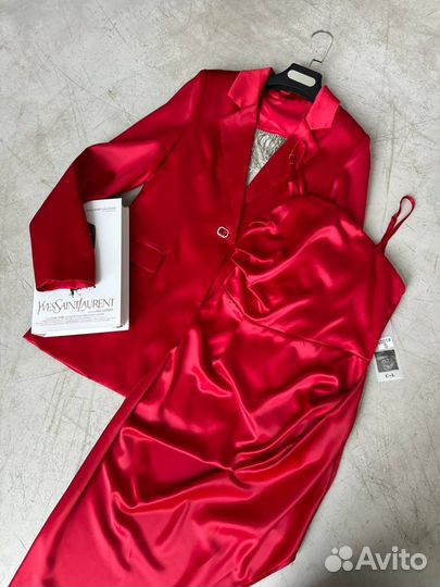 Роскошная двойка платье и пиджак 2 цв