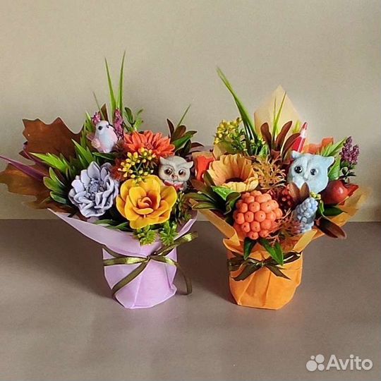 Букет из мыла
