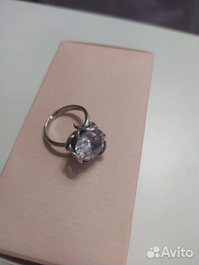 Кольцо серебряное 17 размер