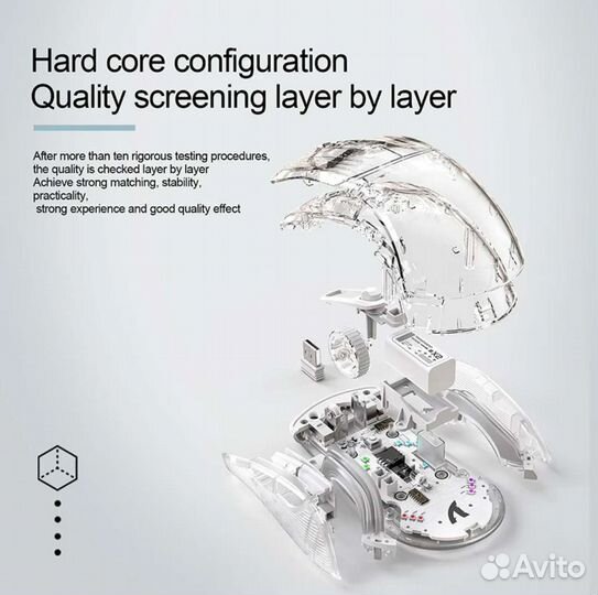 Игровая мышь attack shark x2 (2.4G\Type C\Bt)