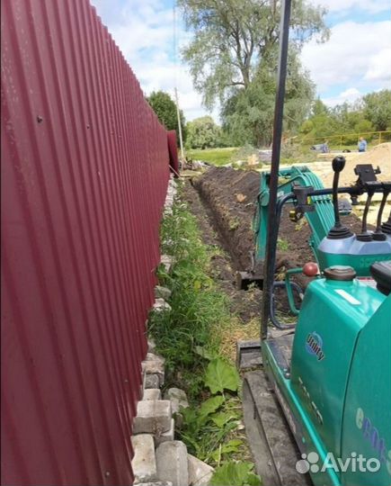 Услуги мини - экскаватора