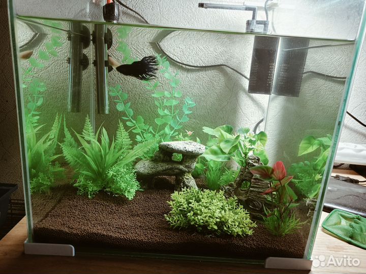 Украшение для аквариума и грунт