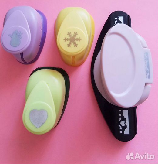 Фигурные дыроколы 15 мм, разные,в отл состоянии