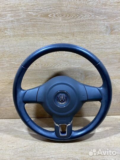 Руль кожаный Volkswagen Golf 6 Арт. 120338