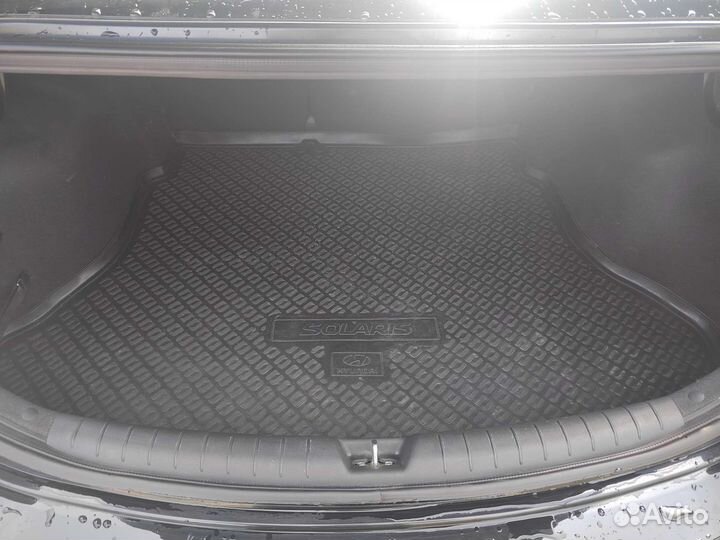 Коврик в багажник hyundai solaris 2