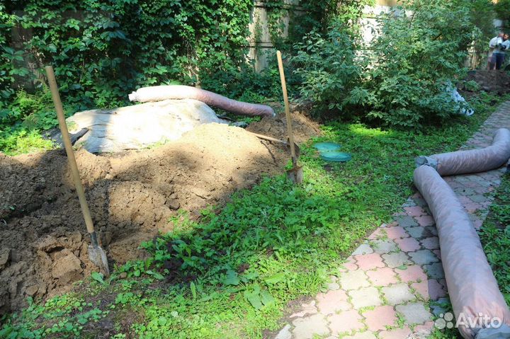 Монтаж септиков и автономных канализаций под ключ