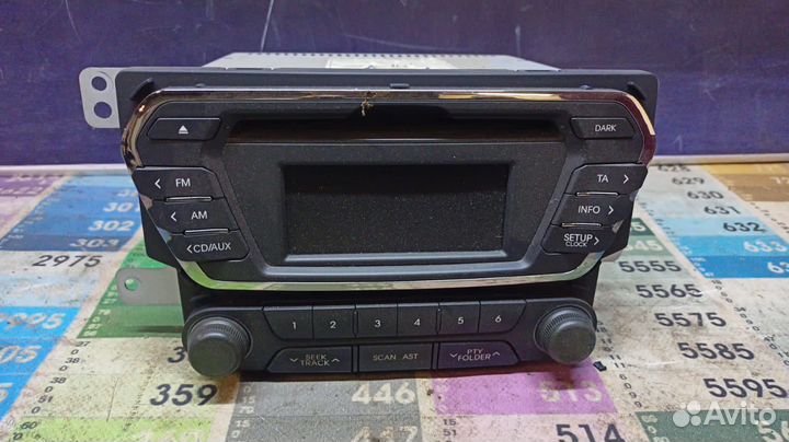 Штатная магнитола на kia rio 3