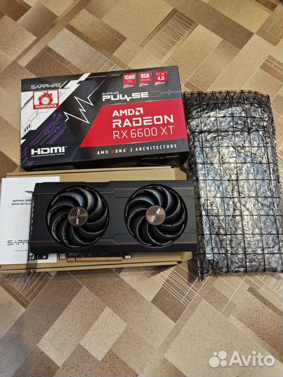 Видеокарта AMD Radeon Sapphire rx 6600 xt pulse