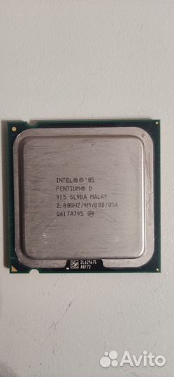 Intel pentium D 915 Presler LGA775, 2x2800